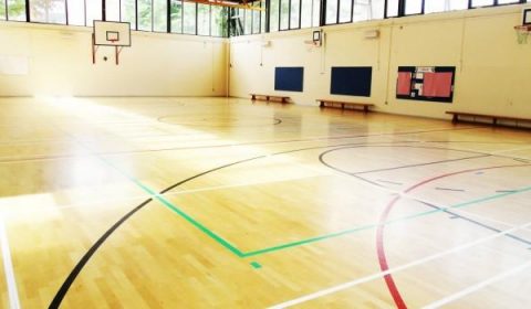 Harris Academy Bermondsey indoor sports hall